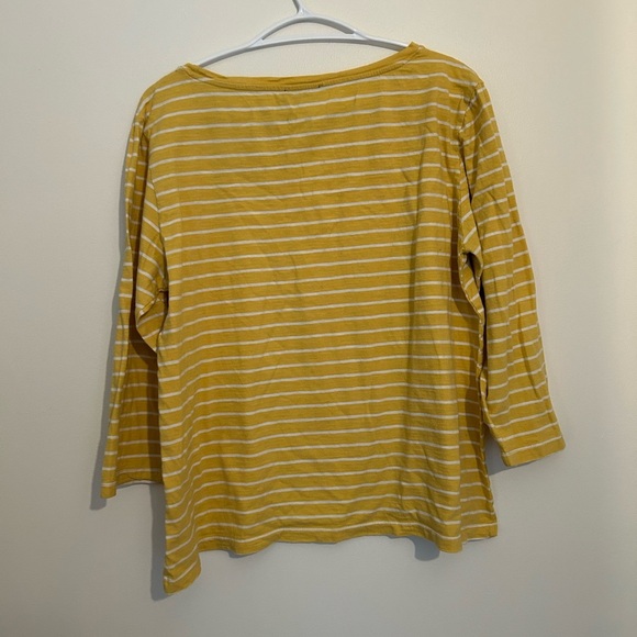 Pink Tartan Yellow Striped Women's Top - Picture 4 of 5